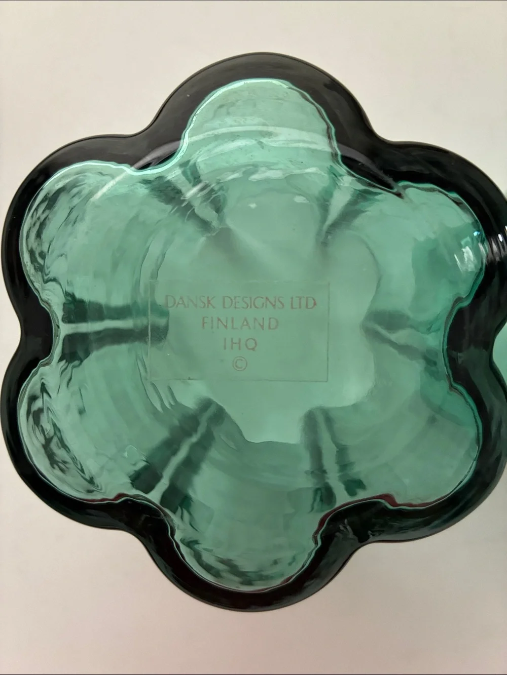 MCM 1970 Jens Quistgaard Dansk glass vases, one pair